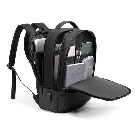 cxs-618 Multifunctional Oxford Laptop Bag Backpack (Black)