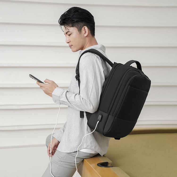 cxs-618 Multifunctional Oxford Laptop Bag Backpack (Dark Gray)