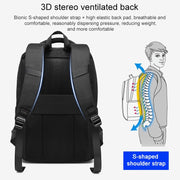 cxs-619 Multifunctional Oxford Laptop Bag Backpack (Dark Blue)
