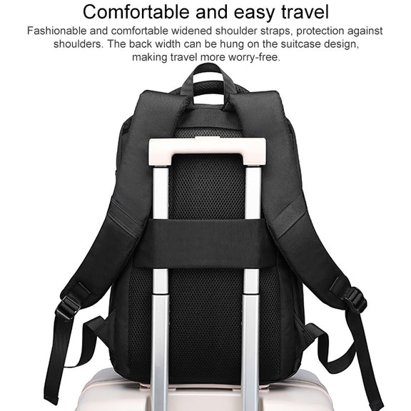 cxs-619 Multifunctional Oxford Laptop Bag Backpack (Dark Blue)