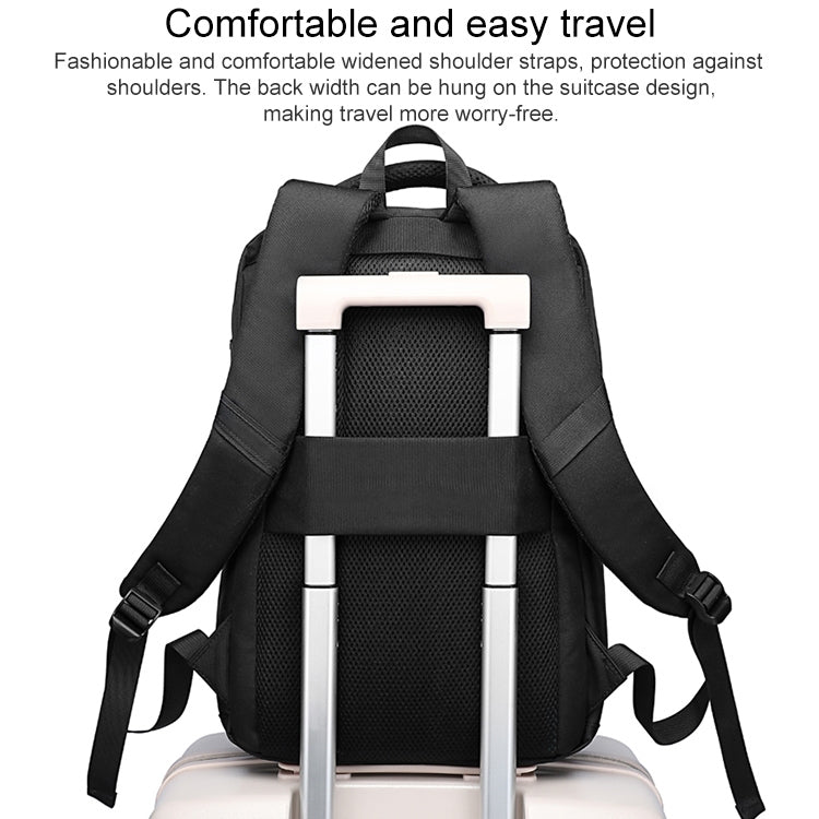 cxs-619 Multifunctional Oxford Laptop Bag Backpack (Light Grey)