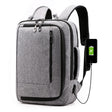cxs-620 Multifunctional Oxford Laptop Bag Backpack (Light Grey) - Backpack by PMC TechLife | Online Shopping South Africa | PMC TechLife | Buy Now Pay Later Mobicred