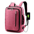 cxs-620 Multifunctional Oxford Laptop Bag Backpack (Wine Red) - Backpack by PMC TechLife | Online Shopping South Africa | PMC TechLife | Buy Now Pay Later Mobicred