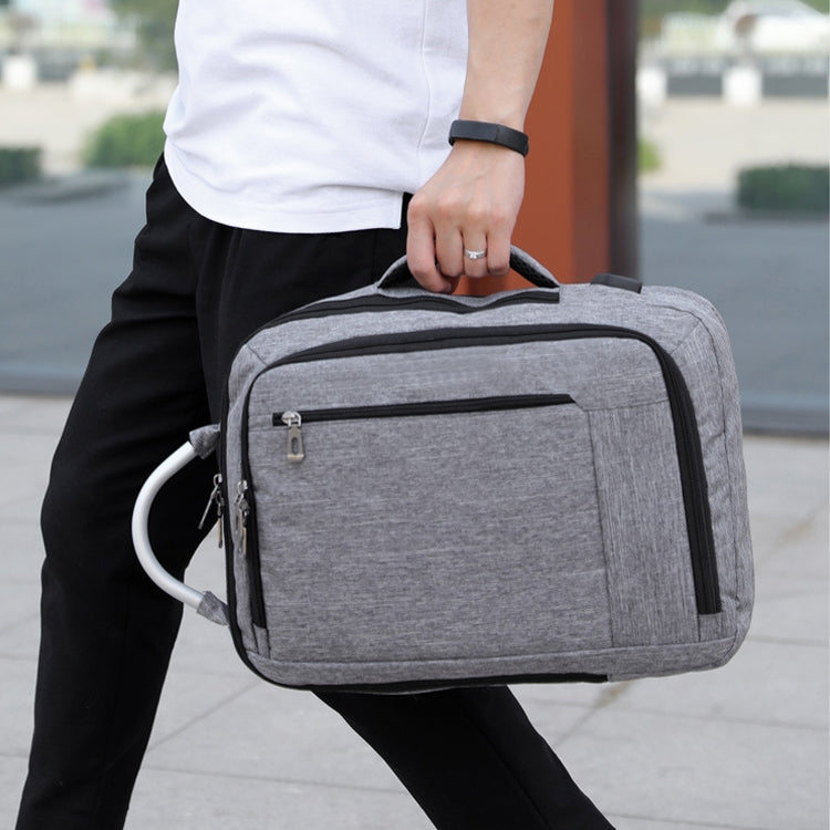 cxs-620 Multifunctional Oxford Laptop Bag Backpack (Light Grey)