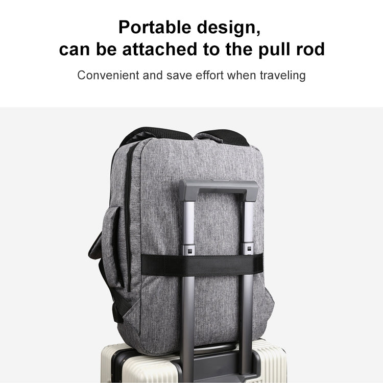 cxs-620 Multifunctional Oxford Laptop Bag Backpack (Light Grey)