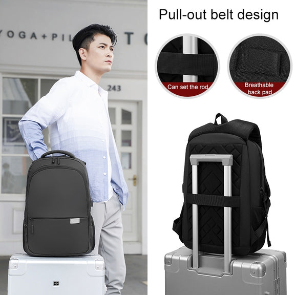 cxs-621 Multifunctional Oxford Laptop Bag Backpack (Black)