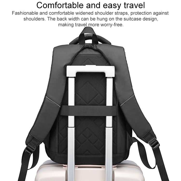 cxs-622 Multifunctional Oxford Laptop Bag Backpack (Black)