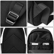 cxs-7303 Ordinary Version Multifunctional Oxford Laptop Bag Backpack (Black)