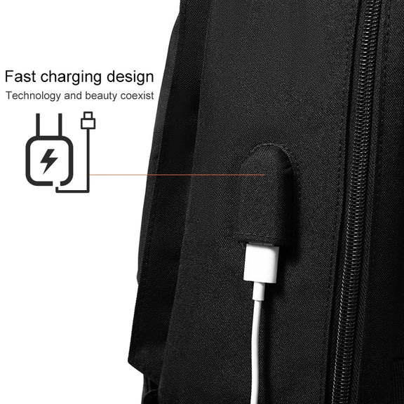 cxs-7303 Upgraded Version Multifunctional Oxford Laptop Bag Backpack (Grey)