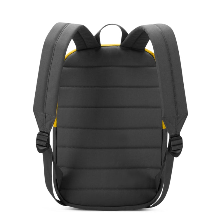 POFOKO XY Series 13.3 inch Fashion Color Matching Multi-functional Backpack Computer Bag, Size: S (Yellow)