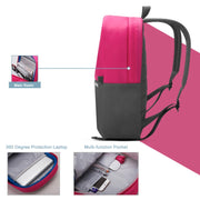 POFOKO XY Series 13.3 inch Fashion Color Matching Multi-functional Backpack Computer Bag, Size: S (Yellow)