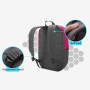 POFOKO XY Series 13.3 inch Fashion Color Matching Multi-functional Backpack Computer Bag, Size: S (Yellow)