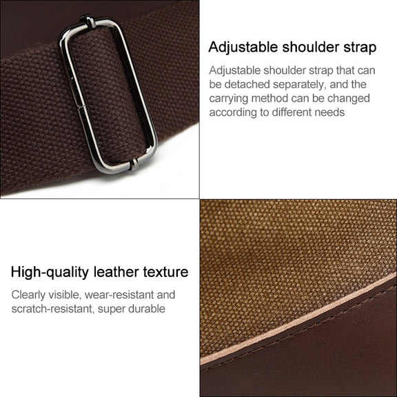 AUGUR 2012 Portable Casual Canvas Travel Handbag Baggage Shoulder Crossby Bag(Grey)