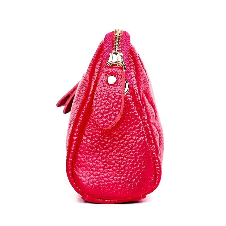 2026 Multifunctional Litchi Texture Women Large Capacity Hand Wallet Shell bag with Card Slots(Black)