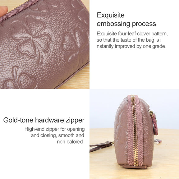 2026 Multifunctional Litchi Texture Women Large Capacity Hand Wallet Shell bag with Card Slots(Black)
