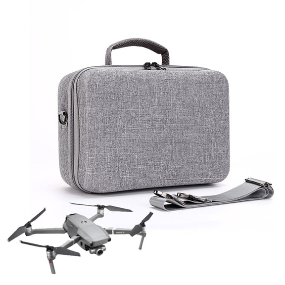 Shockproof Water-resistant Portable Case for DJI Mavic 2 Pro / Zoom and Accessories, Size: 29cm x 19.5cm x 12.5cm(Grey)