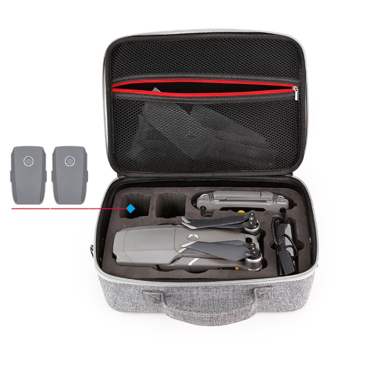 Shockproof Water-resistant Portable Case for DJI Mavic 2 Pro / Zoom and Accessories, Size: 29cm x 19.5cm x 12.5cm(Grey)