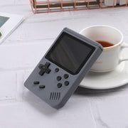 MK800 3.0 inch Macaron Mini Retro Classic Handheld Game Console for Kids Built-in 800 Games, Support AV Output (Grey)
