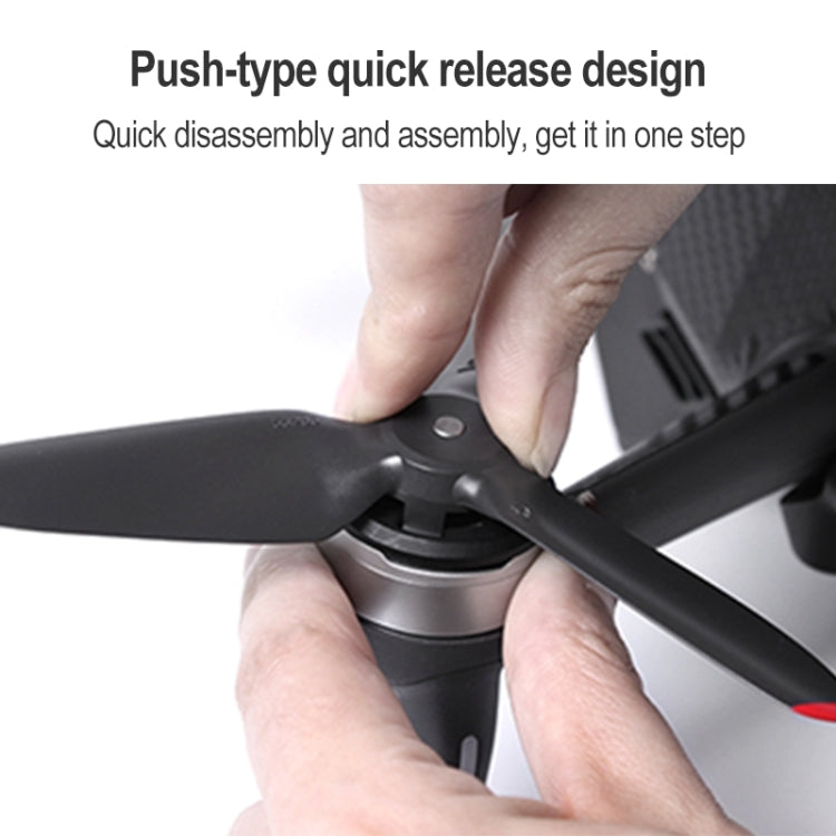 2 Pairs Sunnylife 5328S Quick-release Propellers for DJI FPV(Silver)