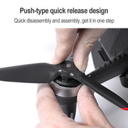 2 Pairs Sunnylife 5328S Quick-release Propellers for DJI FPV(Silver)