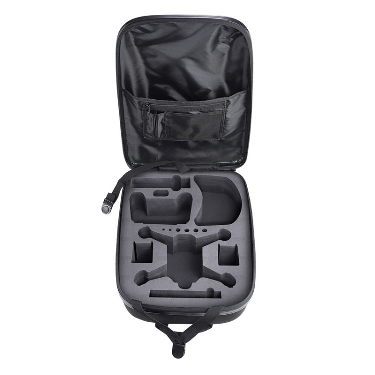 Water-resistant Backpack Shoulders Turtle Hard Case Storage Box Outdoor Travel Bag for DJI FPV(Metallic Grey)