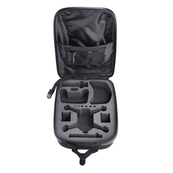 Water-resistant Backpack Shoulders Turtle Hard Case Storage Box Outdoor Travel Bag for DJI FPV(Metallic Grey)
