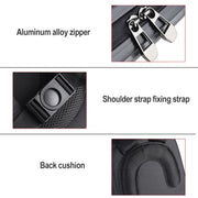 Water-resistant Backpack Shoulders Turtle Hard Case Storage Box Outdoor Travel Bag for DJI FPV(Metallic Grey)
