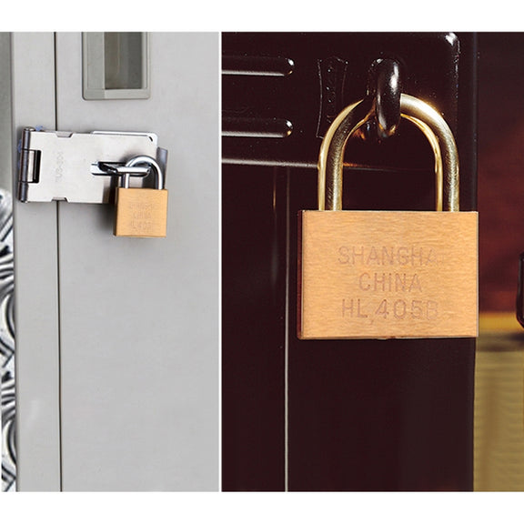 Copper Padlock Small Lock, Style: Short Lock Beam, 30mm Not Open