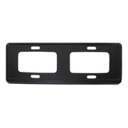 2 PCS Car License Plate Frames Stainless Steel License Plate Frame(Black)