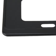 2 PCS Car License Plate Frames Stainless Steel License Plate Frame(Black)
