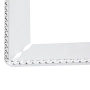 2 PCS Car License Plate Frames Car Styling License Plate Frame Aluminum Alloy Universal License Plate Holder Car Accessories(Silver)