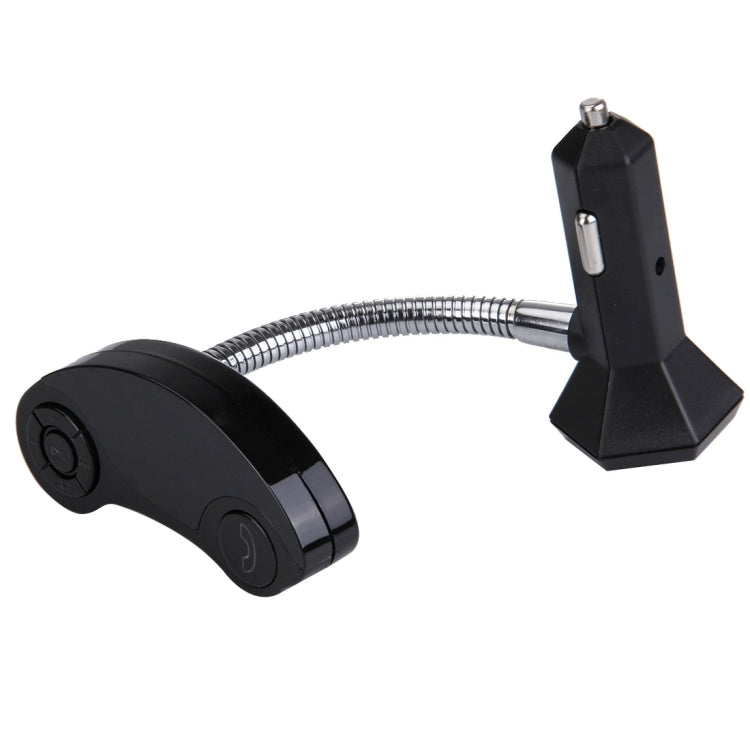 GT86 Dual USB Charger Car Bluetooth FM Transmitter Kit, Support LCD Display / TF Card Music Play / Hands-free(Black)
