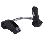 GT86 Dual USB Charger Car Bluetooth FM Transmitter Kit, Support LCD Display / TF Card Music Play / Hands-free(Black)