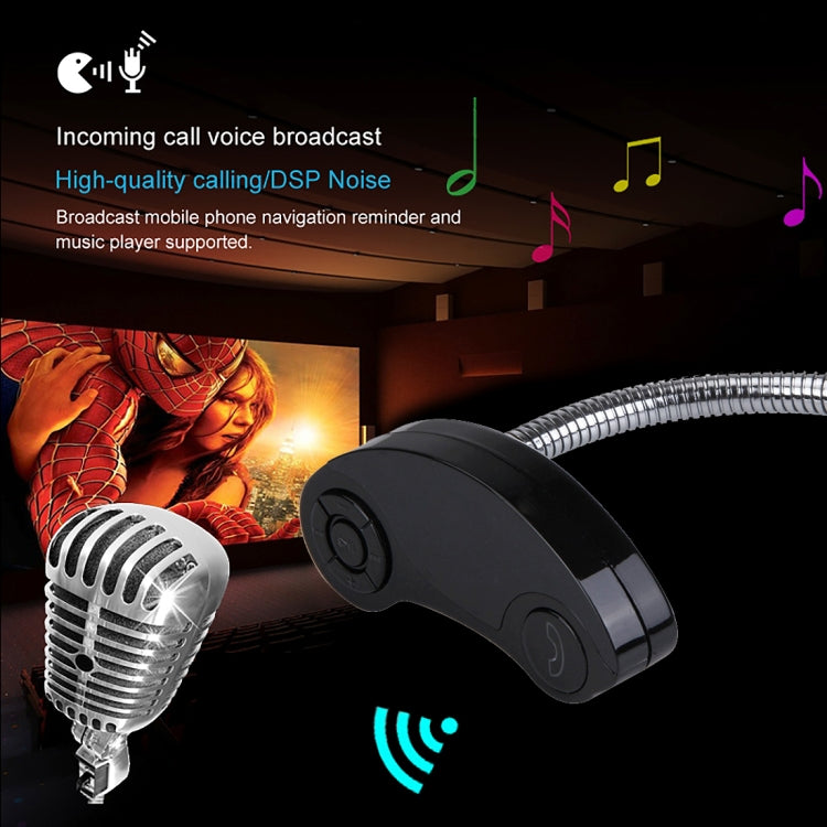 GT86 Dual USB Charger Car Bluetooth FM Transmitter Kit, Support LCD Display / TF Card Music Play / Hands-free(Black)