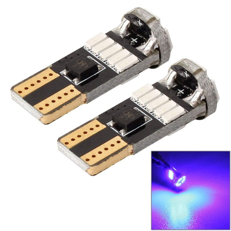2 PCS DC 12V 2W 240LM 5500K T10-4014-15SMD Car Width Lamp Clearance Light Parking Lights���Blue Light���