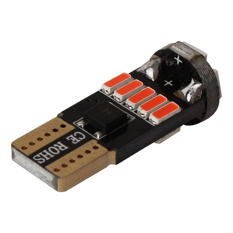 2 PCS DC 12V 2W 240LM 5500K T10-4014-15SMD Car Width Lamp Clearance Light Parking Lights���Red Light���