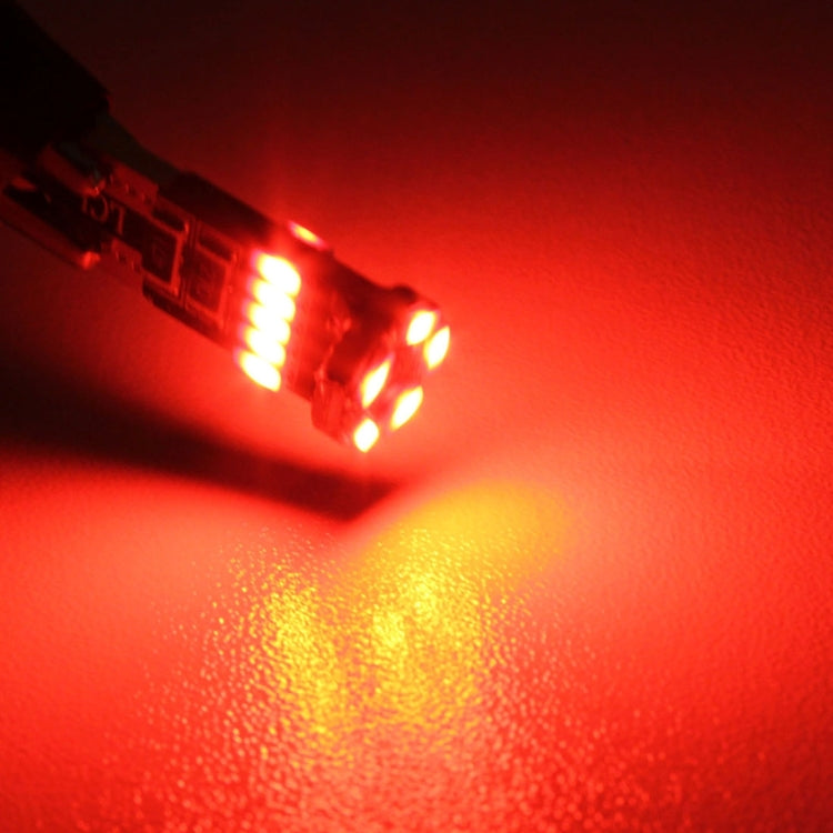 2 PCS DC 12V 2W 240LM 5500K T10-4014-15SMD Car Width Lamp Clearance Light Parking Lights���Red Light���
