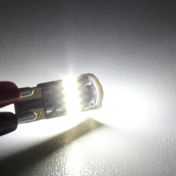 2 PCS DC 12V 2W 240LM 5500K T10-4014-15SMD Car Width Lamp Clearance Light Parking Lights(White Light)