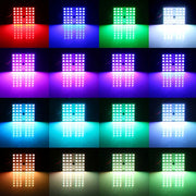 2 PCS Colorful 31MM Bicuspid Remote Control Car Dome Lamp LED Reading Light with 6 LED Lights