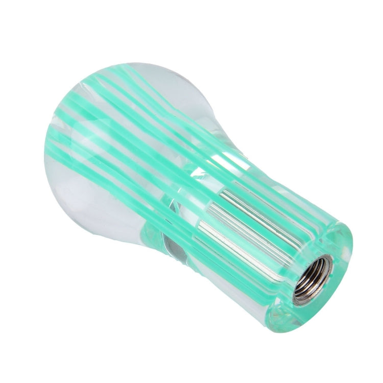 Crystal Double Light Car Breathing Racing Dash LED Magic Lamp Gear Head Shift Knob with Base, Size: 8.2 * 4.5 * 3.0 cm(Green Light + Blue Light)
