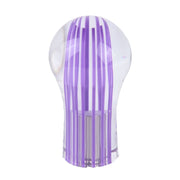 Crystal Double Light Car Breathing Racing Dash LED Magic Lamp Gear Head Shift Knob with Base, Size: 8.2 * 4.5 * 3.0 cm(Green Light + Blue Light)