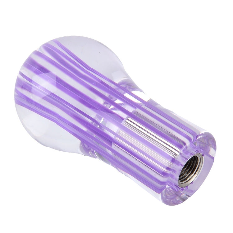 Crystal Double Light Car Breathing Racing Dash LED Magic Lamp Gear Head Shift Knob with Base, Size: 8.2 * 4.5 * 3.0 cm(Green Light + Blue Light)