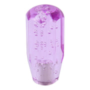 Crystal Car Breathing Racing Dash LED Magic Lamp Gear Head Shift Knob with Base, Size: 10.0 * 4.5 * 3.2 cm(Purple)