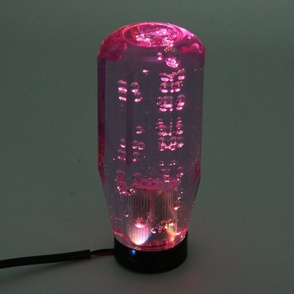 Crystal Car Breathing Racing Dash LED Magic Lamp Gear Head Shift Knob with Base, Size: 10.0 * 4.5 * 3.2 cm(Purple)