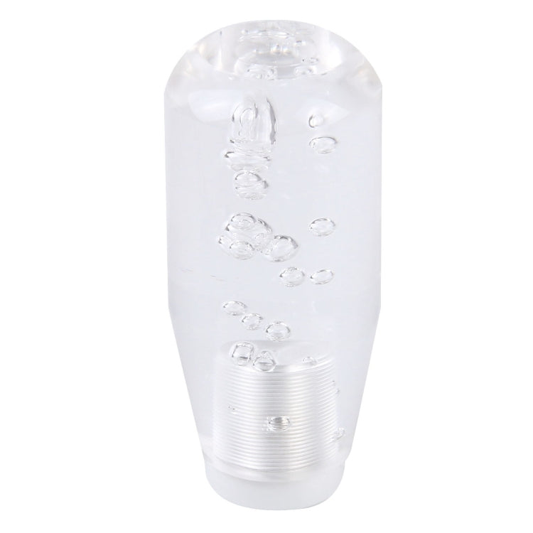 Crystal Car Breathing Racing Dash LED Magic Lamp Gear Head Shift Knob with Base, Size: 10.0 * 4.5 * 3.2 cm(Transparent)