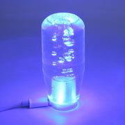 Crystal Car Breathing Racing Dash LED Magic Lamp Gear Head Shift Knob with Base, Size: 10.0 * 4.5 * 3.2 cm(Transparent)