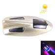 Solar Colorful Light Anti Collision Shark Fin Car Taillight LED Flash Warning Light Caution Light(Gold) - Warning Lights by PMC TechLife | Online Shopping South Africa | PMC TechLife | Buy Now Pay Later Mobicred