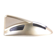 Solar Colorful Light Anti Collision Shark Fin Car Taillight LED Flash Warning Light Caution Light(Gold)