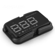 Geyiren A5 HUD 3.5 inch Car Head Up Display with GPS System, Two Mode Display, Light Sensors, KM/h MPH Speed, Compass, Speed Alarm(Black)