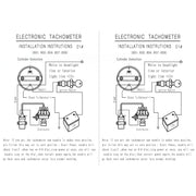 B3076 3.75 inch 12V Car Modified Tachometer